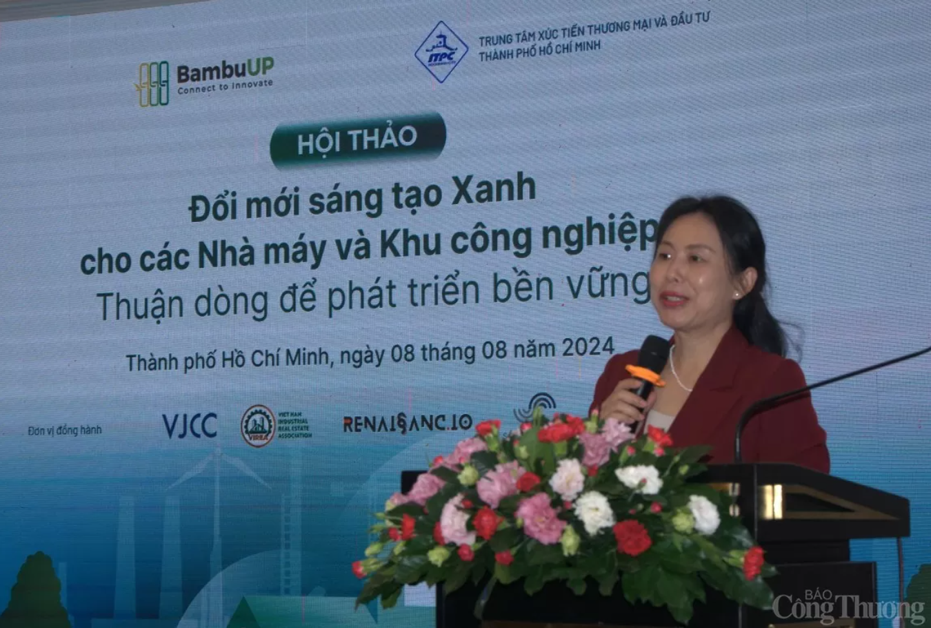 Hội thảo Đổi mới sáng tạo Xanh trong nhà máy, khu công nghiệp